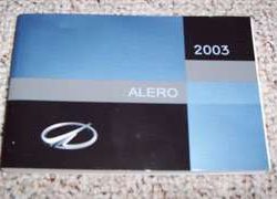 2003 Oldsmobile Alero Owner's Manual