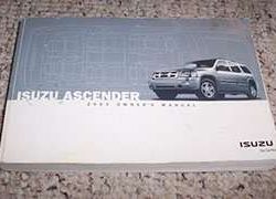 2003 Isuzu Ascender Owner's Manual