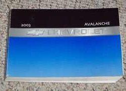 2003 Chevrolet Avalanche Owner's Manual