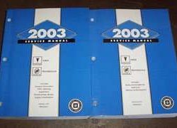 2003 Buick Rendezvous Service Manual