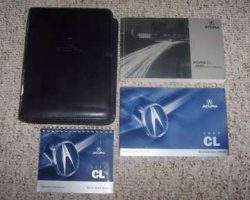 2003 Acura 3.2CL Owner's Manual Set