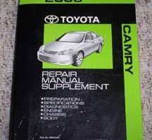 2003 Toyota Camry Service Repair Manual Supplement