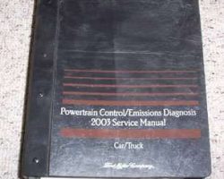 2003 Mercury Grand Marquis Powertrain Control & Emissions Diagnosis Service Manual