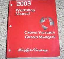 2003 Mercury Grand Marquis Service Manual