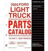 2003 Mercury Mountaineer Parts Catalog