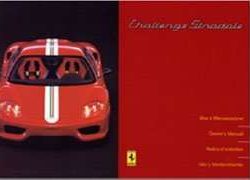 2003 Ferrari 360 Challenge Stradale Owner's Manual