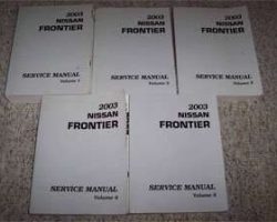 2003 Nissan Frontier Service Manual