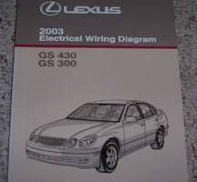 2003 Lexus GS430 & GS300 Electrical Wiring Diagram Manual