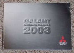 2003 Mitsubishi Galant Owner's Manual