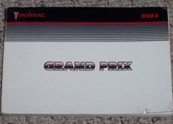 2003 Pontiac Grand Prix Owner's Manual
