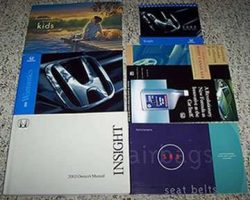 2003 Honda Insight Owner's Manual Set