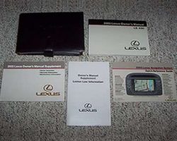 2003 Lexus LS430 Owner's Manual Set
