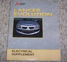 2003 Mitsubishi Lancer Evo Electrical Supplement Manual