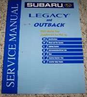 2003 Subaru Legacy & Outback Baja Pick-Up Service Manual Supplement