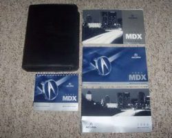 2003 Acura MDX Owner's Manual Set