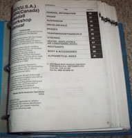 2003 Mazda 6 Workshop Service Manual Binder