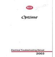 2003 Kia Optima Electrical Troubleshooting Manual