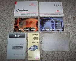 2003 Kia Optima Owner's Manual Set