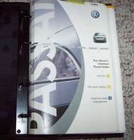 2003 Volkswagen Passat W8 Owner's Manual