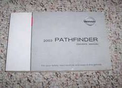 2003 Nissan Pathfinder Owner's Manual