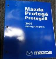 2003 Mazda Protégé & Protégé5 Wiring Diagram Manual