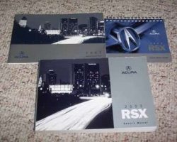 2003 Acura RSX Owner's Manual Set
