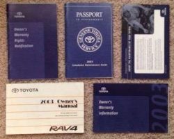 2003 Toyota Rav4 Owner's Manual Set