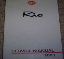 2003 Kia Rio Service Manual
