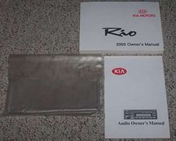 2003 Kia Rio Owner's Manual Set