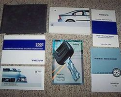 2003 Volvo S60 Owner's Manual Set