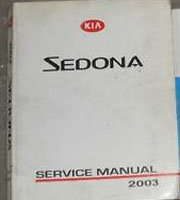 2003 Kia Sedona Service Manual