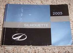 2003 Oldsmobile Silhouette Owner's Manual