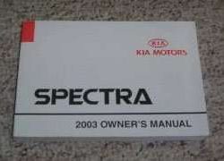 2003 Kia Spectra Owner's Manual