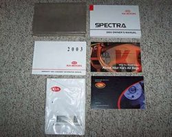 2003 Kia Spectra Owner's Manual Set