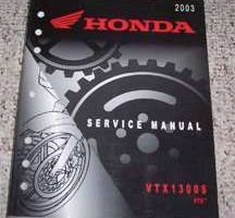 2003 Honda VTX1300S Motorcycle Service Manual