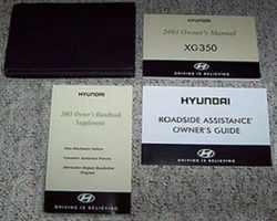 2003 Hyundai XG350 Owner's Manual Set