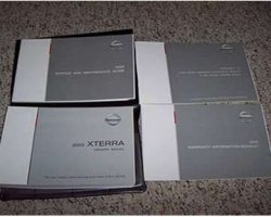 2003 Nissan Xterra Owner's Manual Set