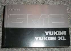 2003 GMC Yukon & Yukon XL Owner's Manual