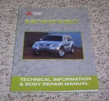 2003 Mitsubishi Montero Technical Information & Body Repair Manual