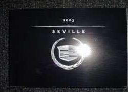 2003 Cadillac Seville Owner's Manual
