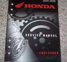 2005 Honda CBR1000RR Motorcycle Service Manual