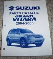 2005 Suzuki Grand Vitara Parts Catalog Manual