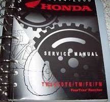 2004 Honda TRX350TE/TM/FE/FM Fourtrax Rancher Service Manual