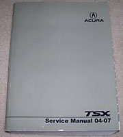 2007 Acura TSX Service Manual