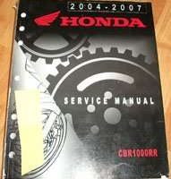2005 Honda CBR1000RR Motorcycle Service Manual