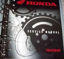 2004 Honda TRX450R & TRX450ER Shop Service Repair Manual