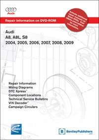 2005 Audi A8 & S8 Service Manual DVD