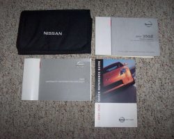 2004 Nissan 350Z Owner's Manual Set