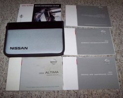 2004 Nissan Altima Owner's Manual Set