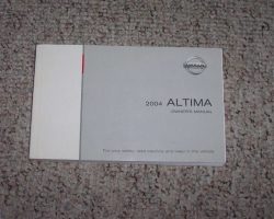 2004 Nissan Altima Owner's Manual
